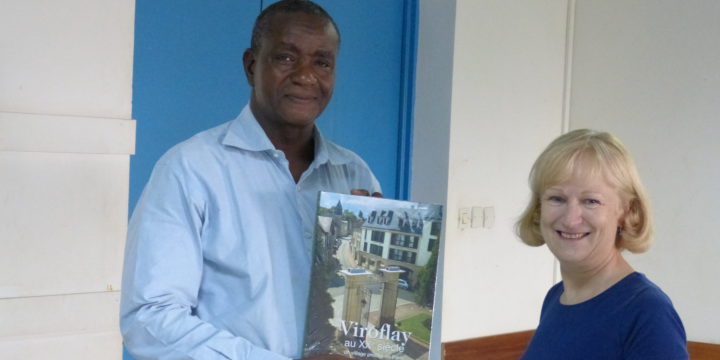 Kassim Touré et Brigitte Ragusa, présidente du Groupe Mali Viroflay